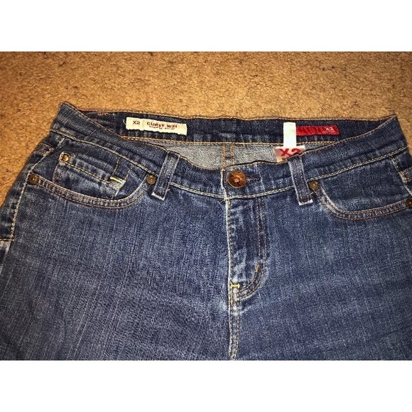 X2 Curvy Reg Rise Boot Cut Stretch Denim Jeans Women Size 8 Reg 30 X 31 - Picture 2 of 7
